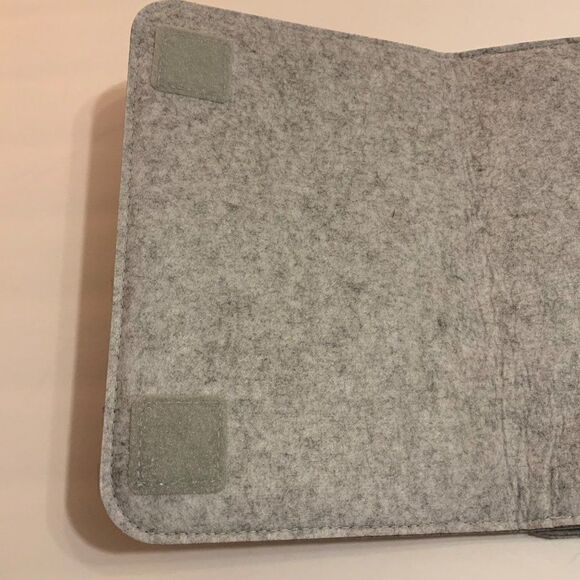 Bedside Caddy Organizer Grey Felt Large New - Picture 7 of 10